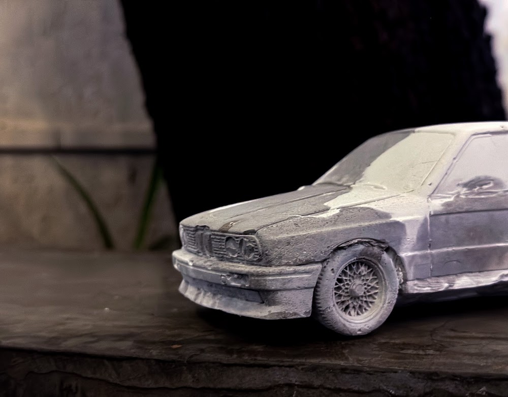Studio shoot photo 06 — the concrete cars