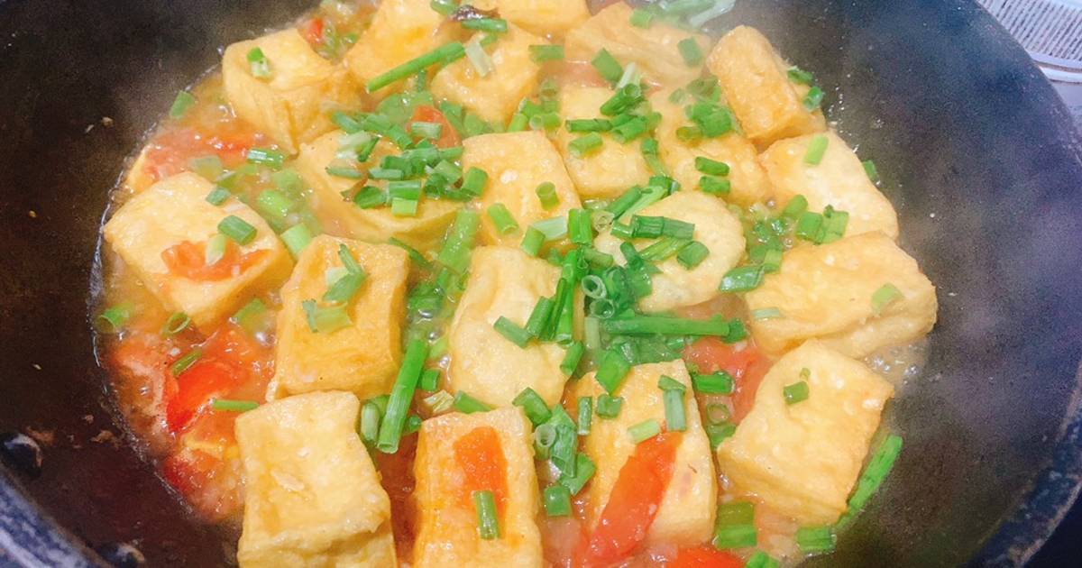 Đậu phụ sốt cà chua