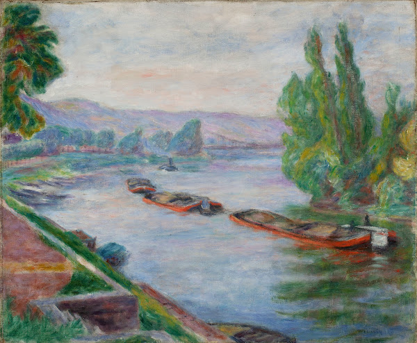 Seine in Les Andelys 1920