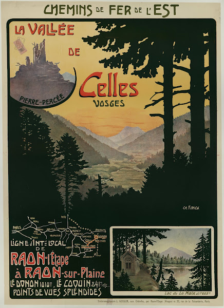 Chemins de Fer de lEst La vallée de Celles Vosges Ligne dintérêt local de Raon l