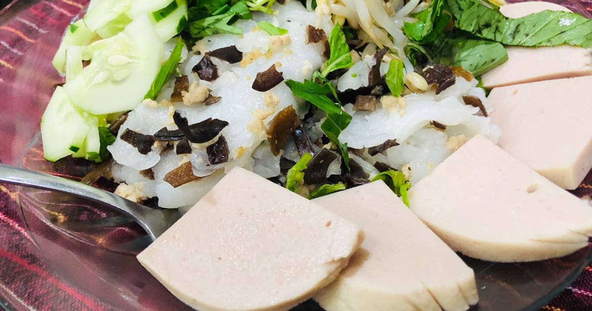 Bánh cuốn từ bột trộn sẵn