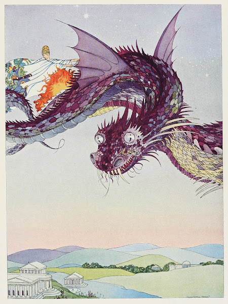 She whipped up the snakes and ascended high over the city 1921