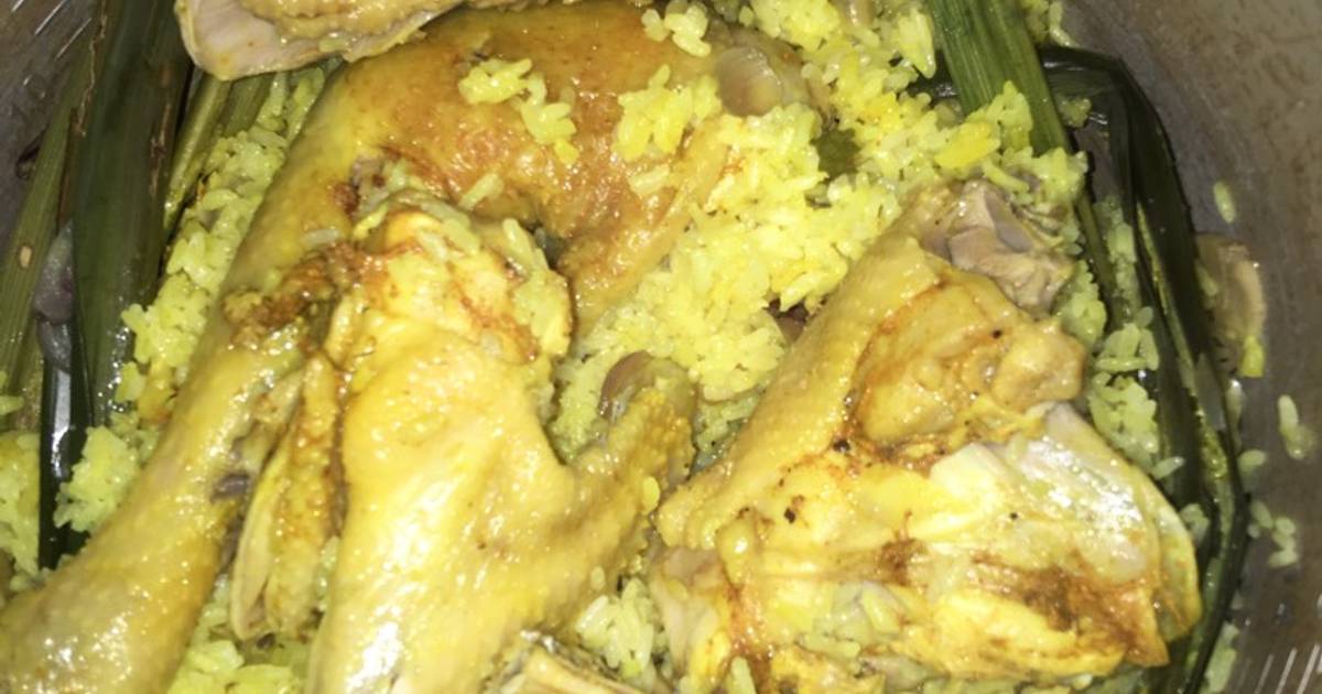 Cơm gà nấu nồi cơm điện