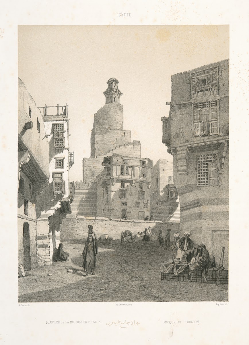 Quatier de la Mosquée de Touloun Mosque of Touloun 1851