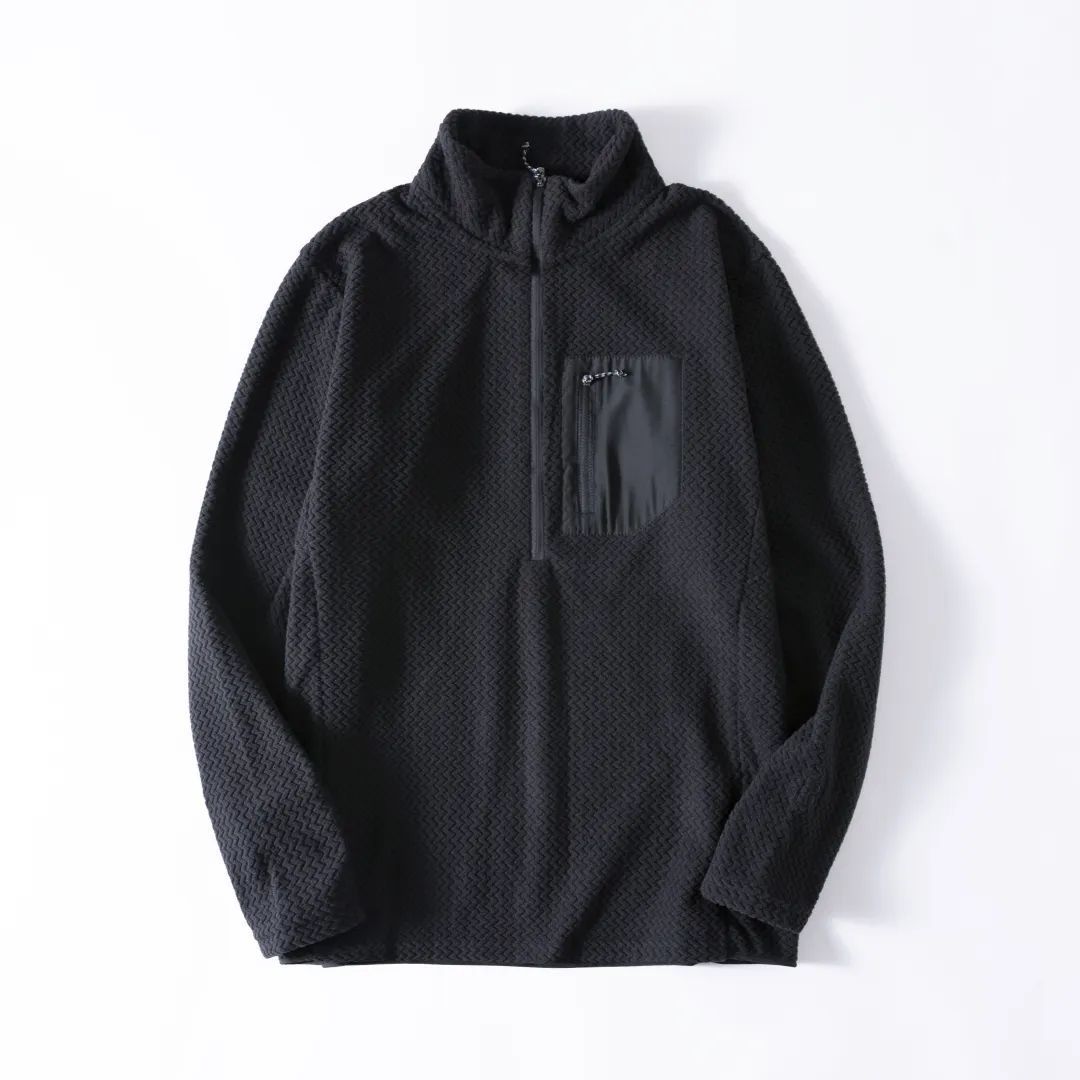 Unisex Half-Zip Fleece Pullover for Outdoor & Everyday