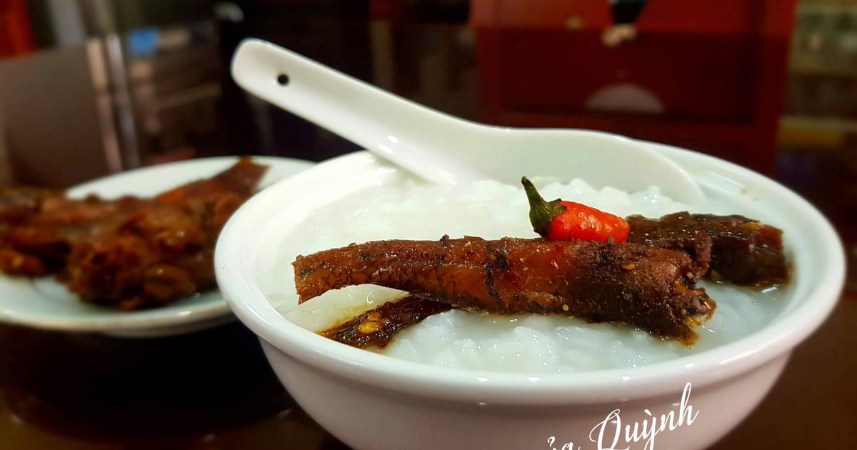 Cháo trắng, cá mặn