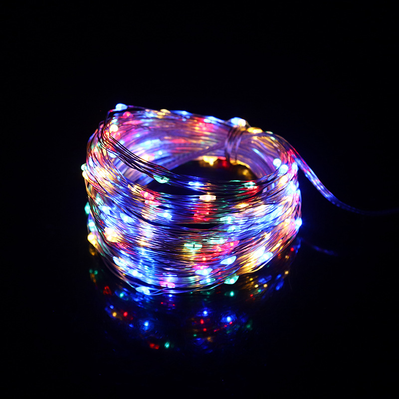 Solar Copper Wire Light String with Remote