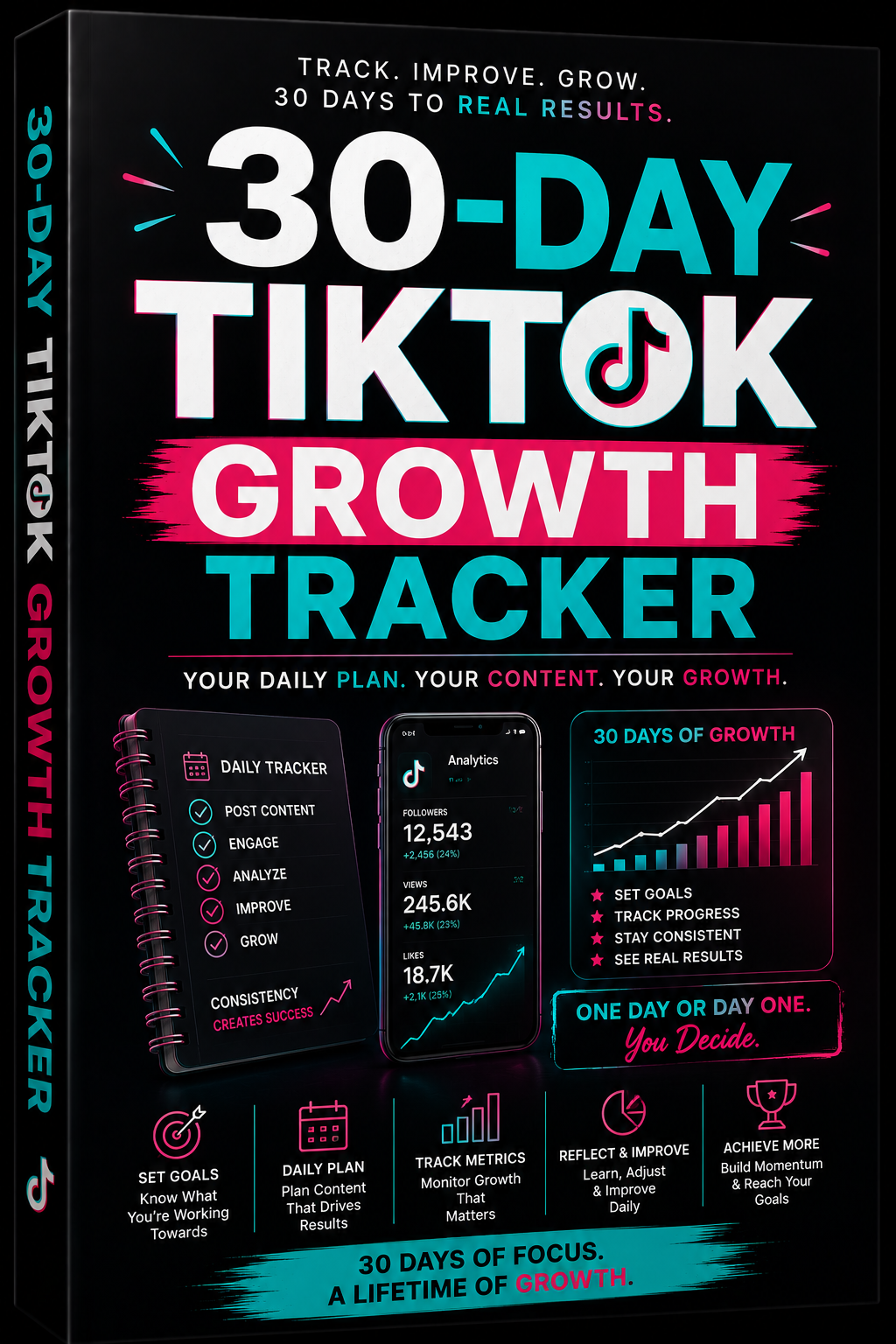 30-Day TikTok Growth Tracker Cover