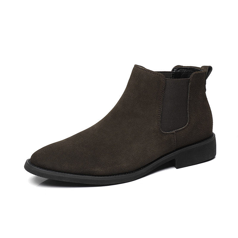 Men's Chelsea Boots, Suede Look, Pointed
