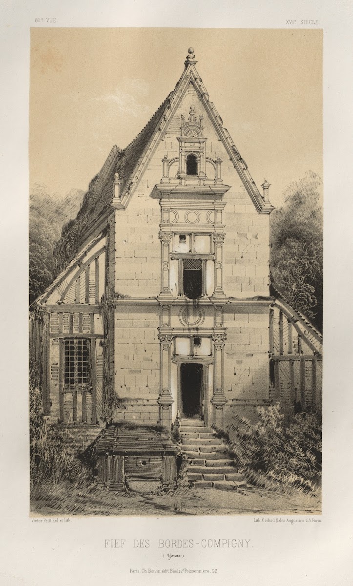 FIEf Des Bordes Compigny Yonne 1860