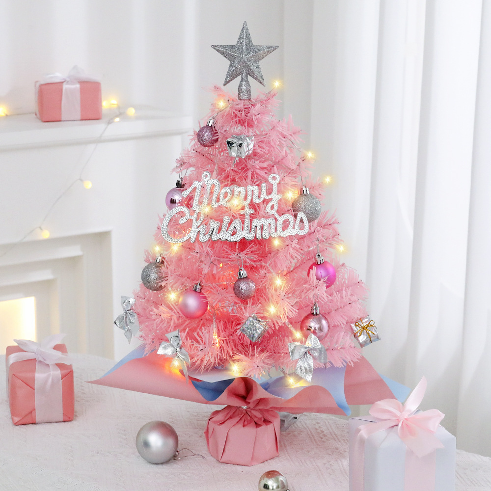 Mini-Weihnachtsbaum mit Dekoration, 45/60 cm, PVC