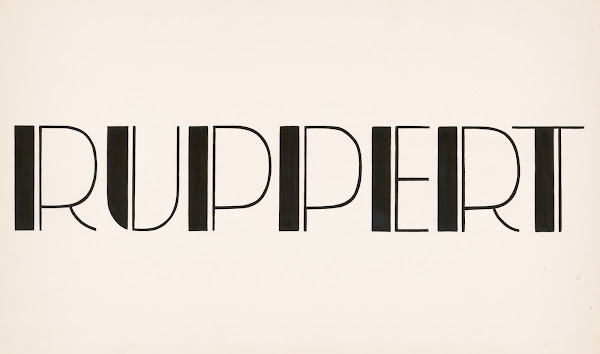 Typographical studies for Ruppert Beer 1935