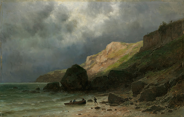 Cliff In Dinard Near St Malo Brittany
