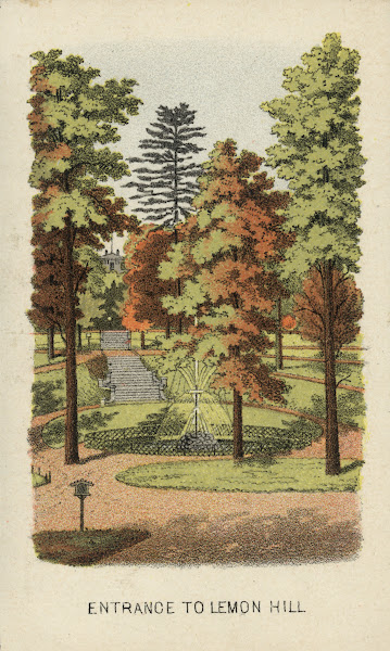 Entrance to Lemon Hill 1870