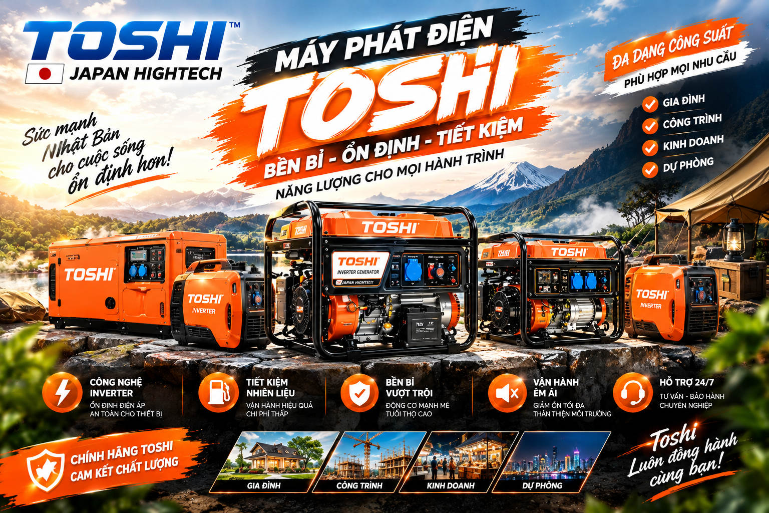 Banner Quảng Cáo Máy Nông Nghiệp TOSHI 2