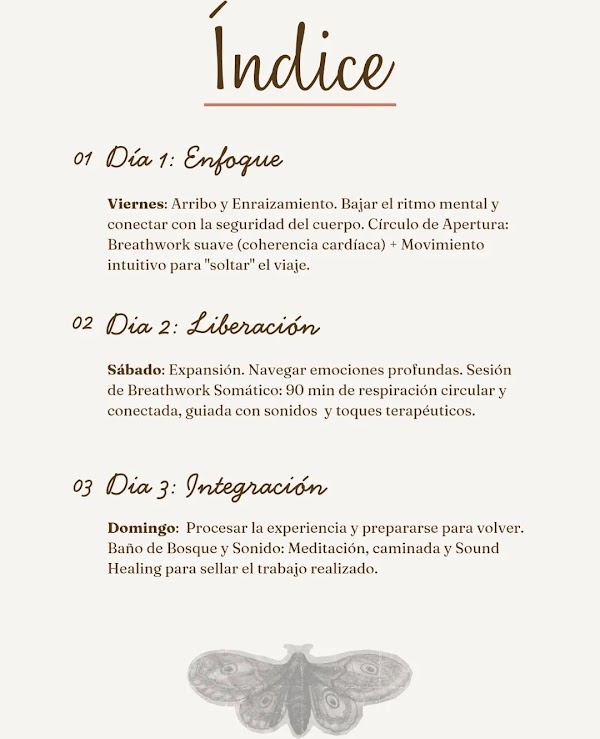Retiro Cuerpo Vivo