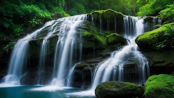 Nature Waterfall Wallpaper