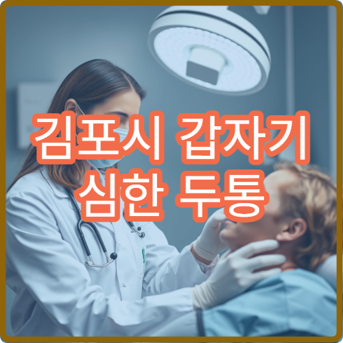 김포시 갑자기 심한 두통 생겼을 때 검사 가능한 병원 안내