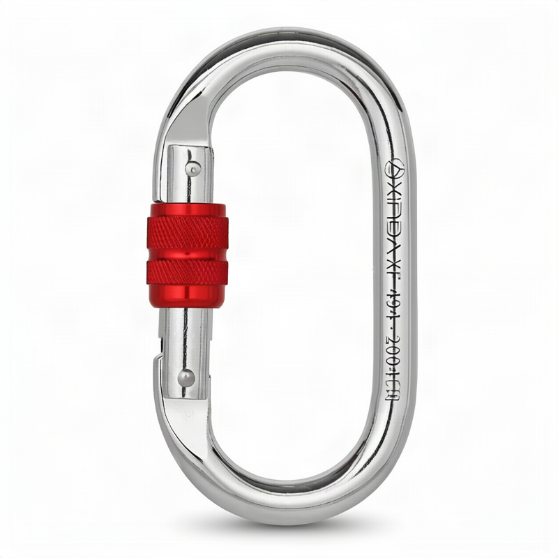 Stahlkarabiner für Klettern, 25 KN