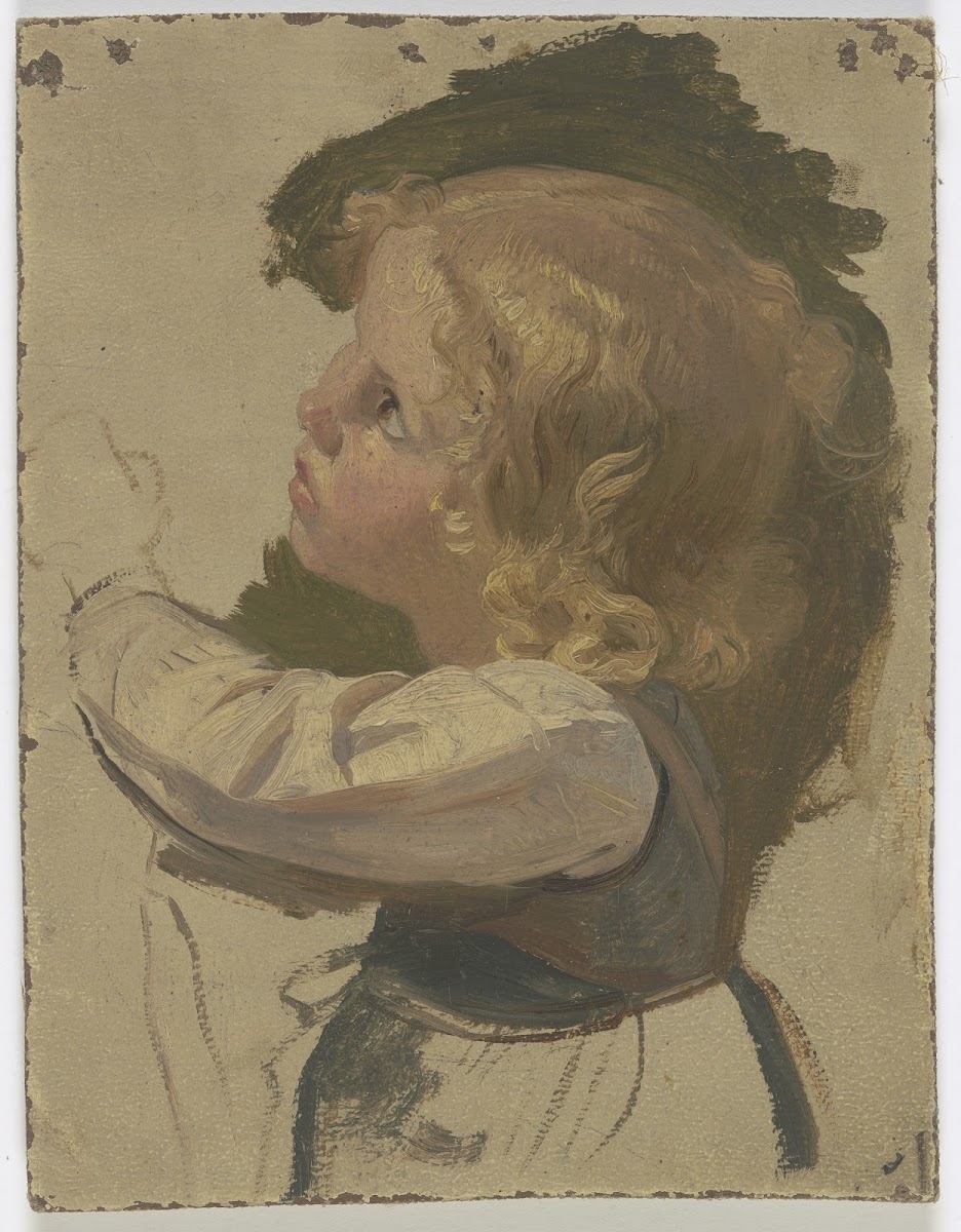 Small blond child