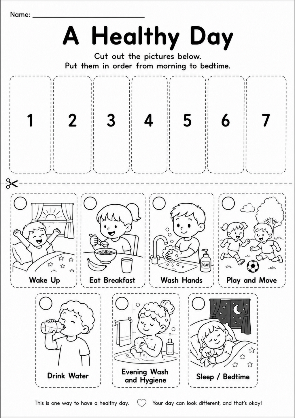 Healthy Morning-to-Night Routine