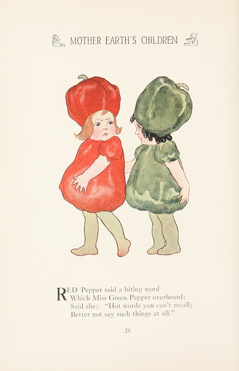 Mother Earths Children The Frolics Of The Fruits And Vegetables Pl20 1914