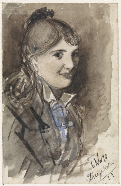 Portret van Treesje Muller 1878