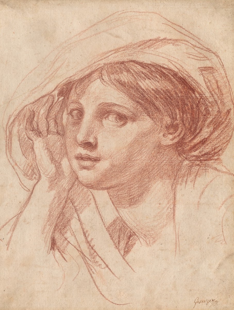 Head of a Young Woman c 1785