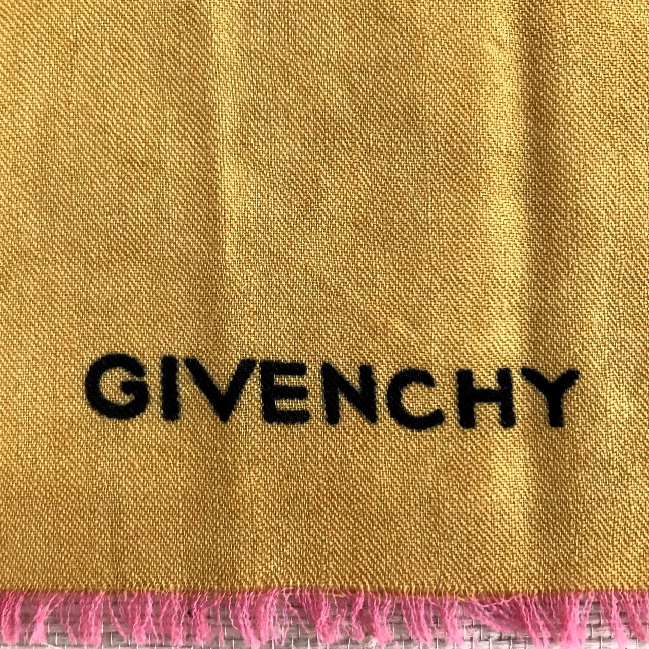 Givenchy Vintage Lady Heritage Wool Scarf