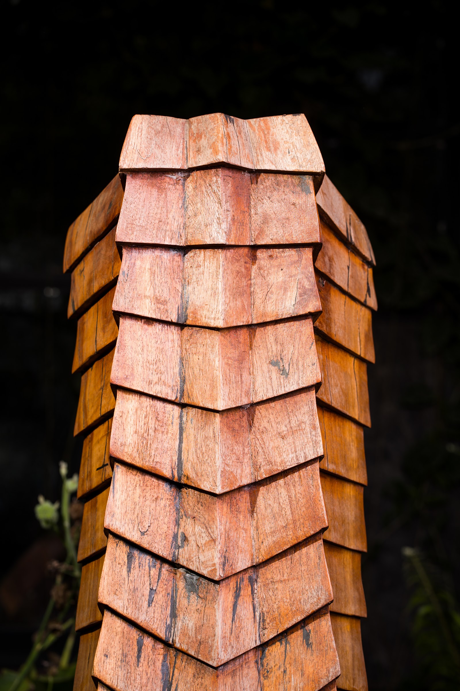 Tiki Head, studio view 2