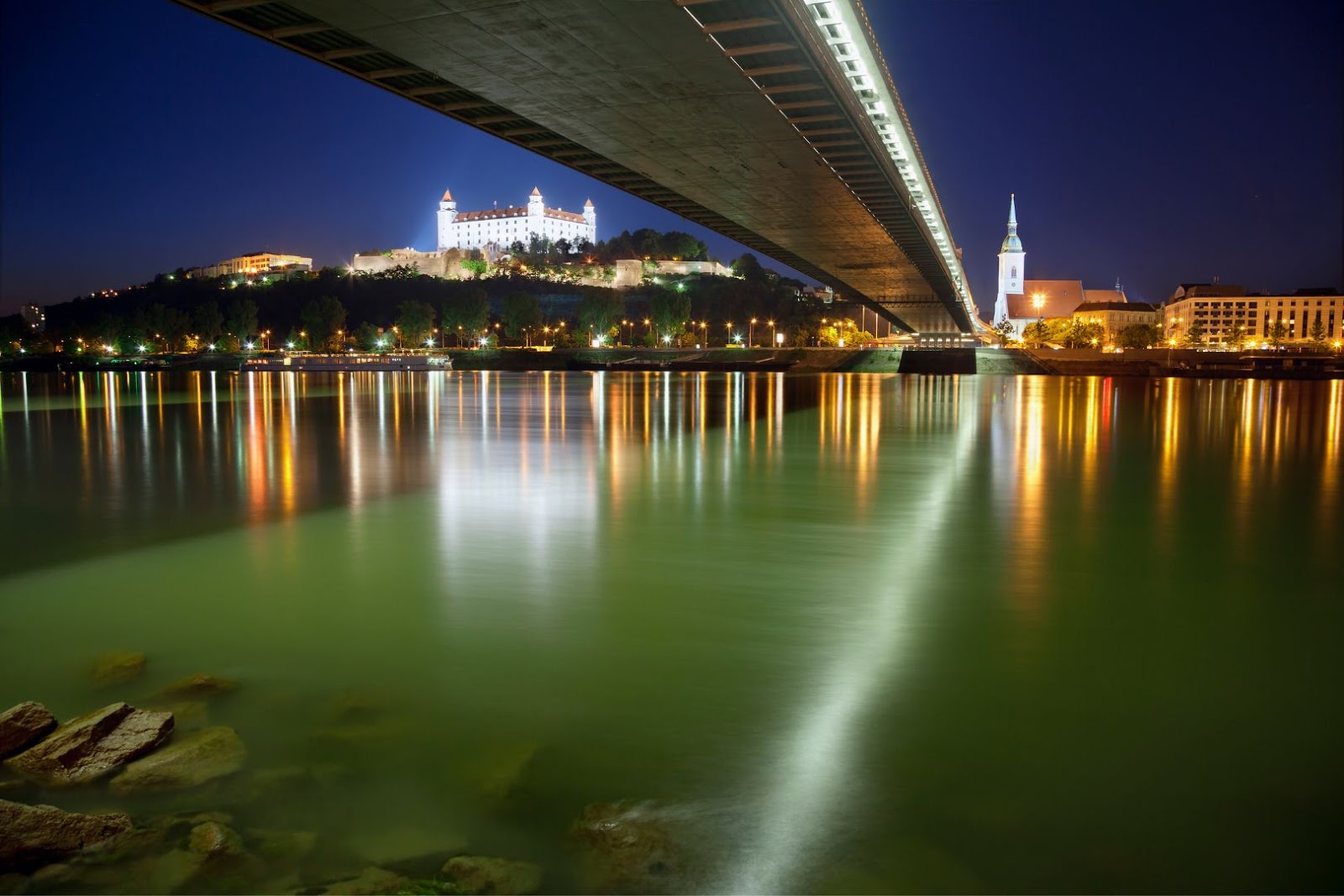 Slovakia Bratislava Night