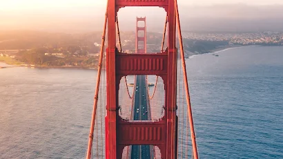 Golden Gate Bridge, Lombard Street, Bridge, City, Travel 2K iPhone Wallpaper Background