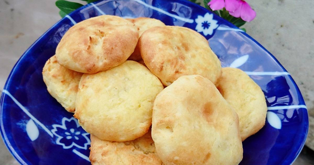Bánh khoai mì nướng bằng nồi chiên không dầu