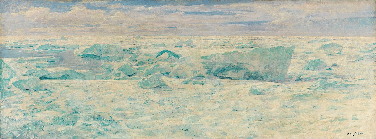Ice Floes in the Arctic Ocean 1895