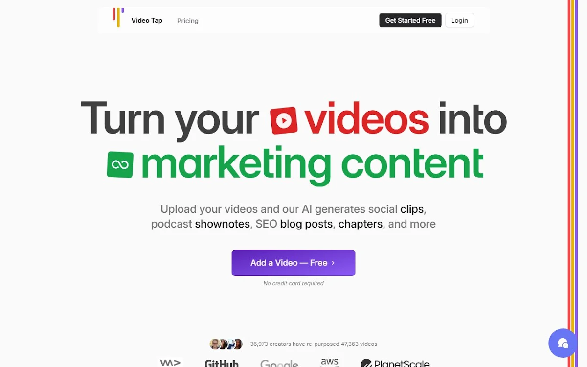 Captura de VideoTap