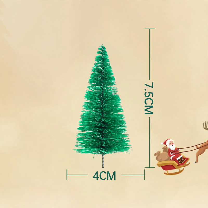 Miniature Christmas Tree with Snow Look