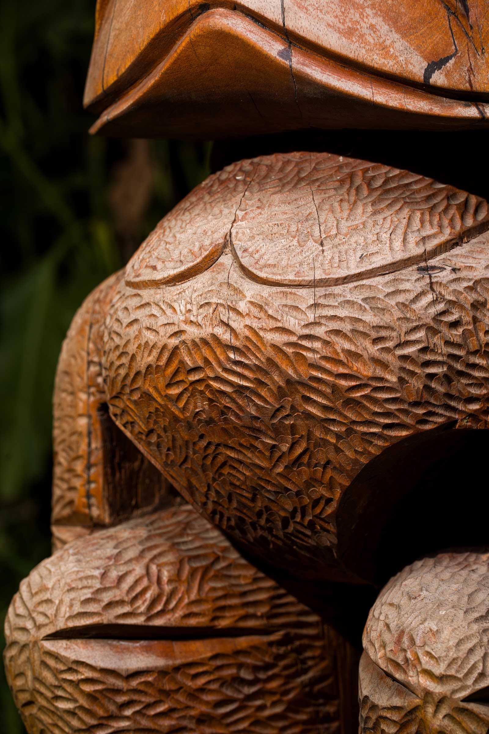 Tiki Head, studio view 4