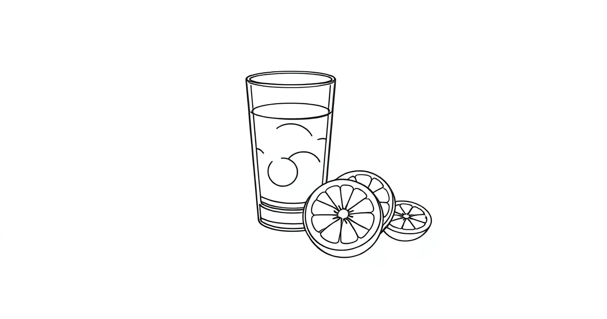 갱년기 골다공증 예방을 위한 건강한 식단 레몬수 이미지
