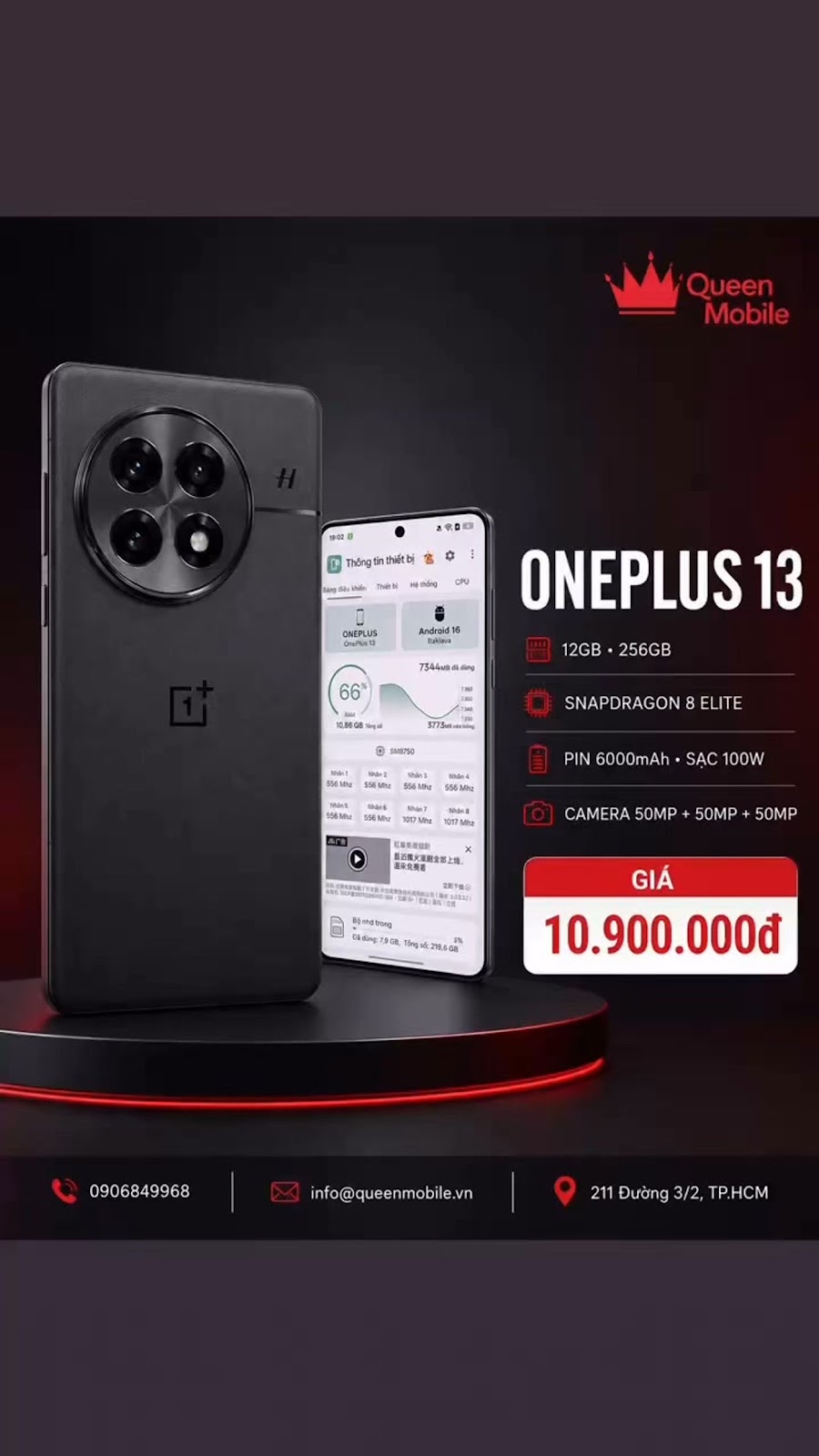 – SNAPDRAGON 8 ELITE, GIÁ 10,9 TRIỆU 

 Chỉ 10,9 triệu mà sở hữu hiệu năng f...