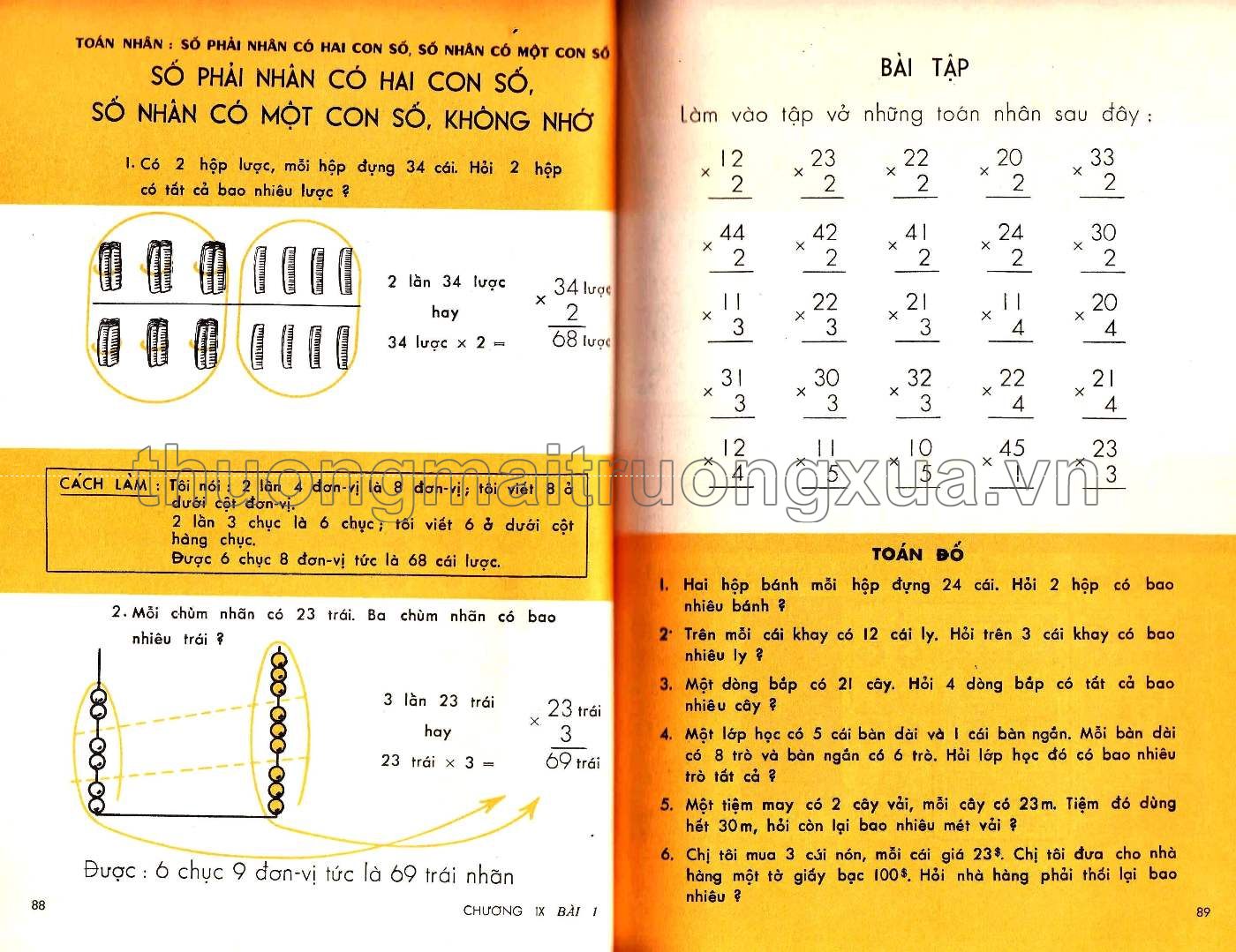 Em học toán lớp tư (1965) - Trang 45