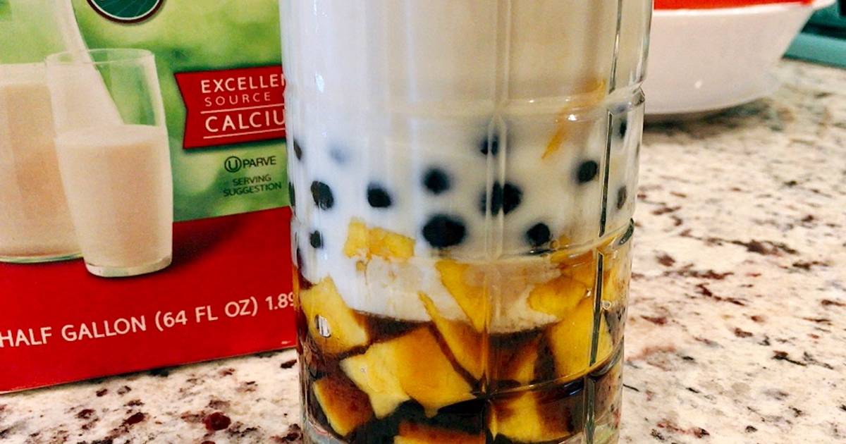 Sữa Đậu Nành Xoài Trân Châu Đường Đen