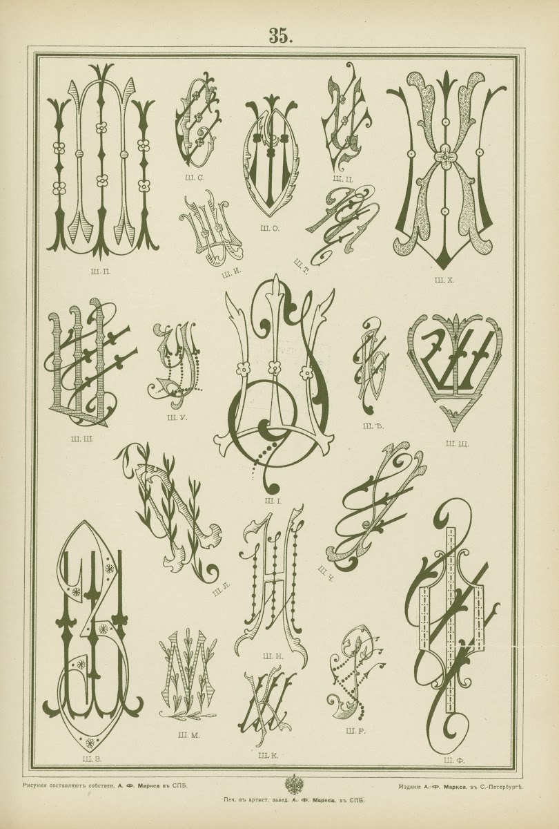 Monogrammy Pl35 1902