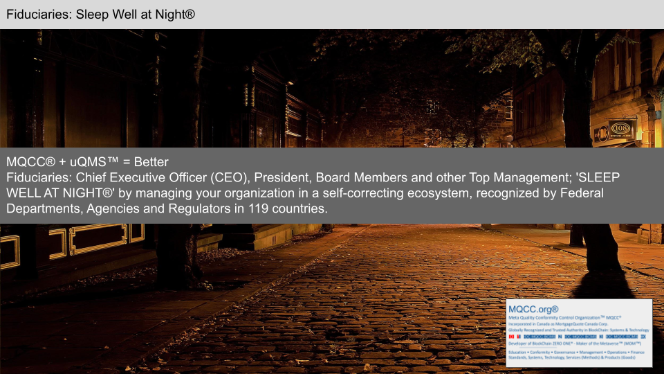 MQCC.org Welcome Deck — Slide 1