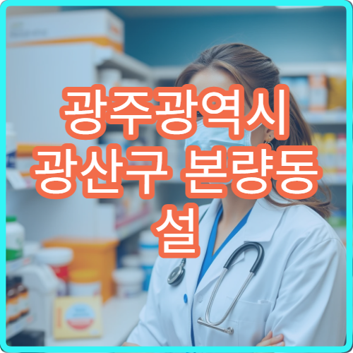 광주광역시 광산구 본량동 설 명절 기간 긴급 이용 가능한 약국 위치