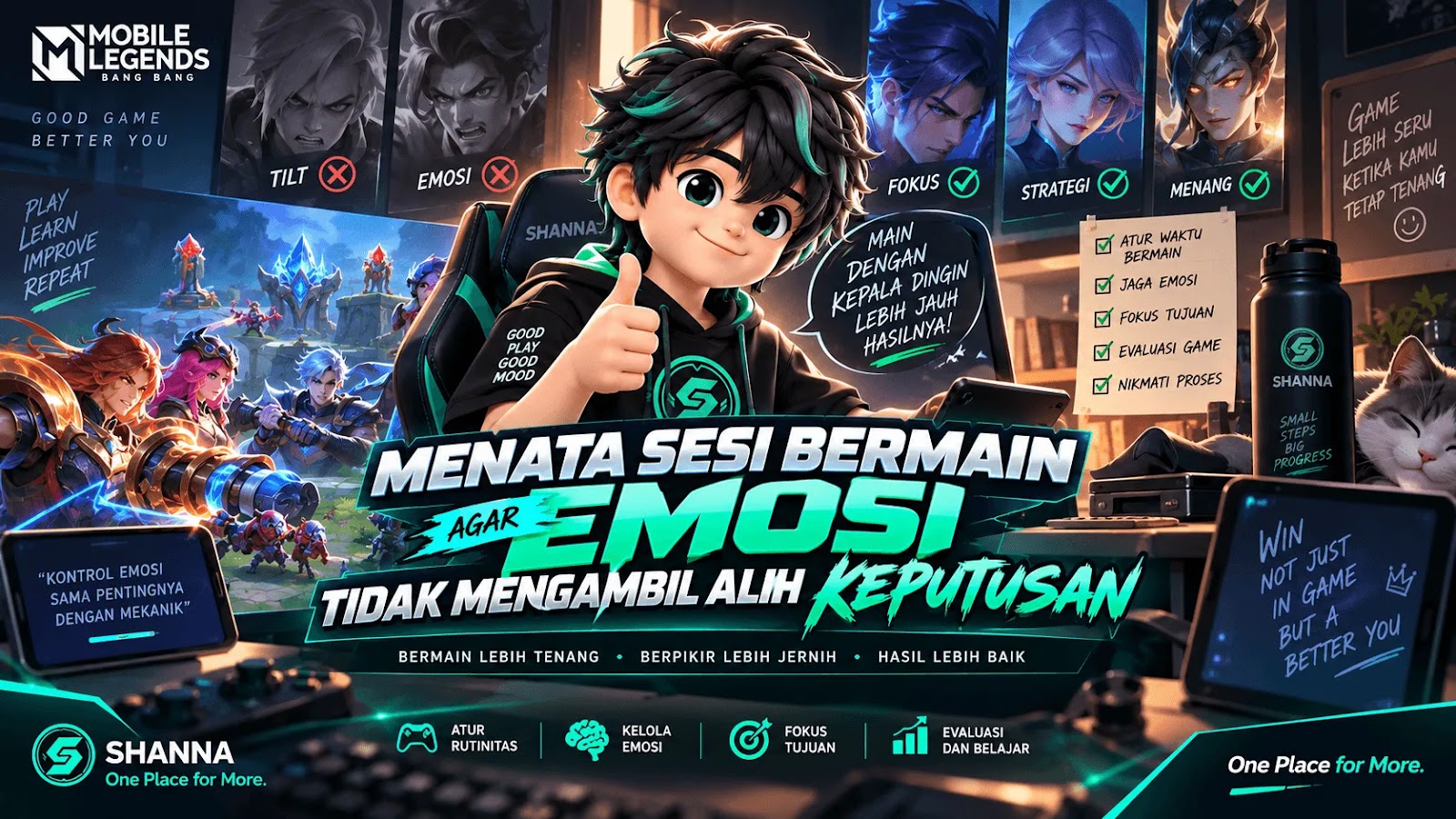 Menata Sesi Bermain agar Emosi Tidak Mengambil Alih Keputusan