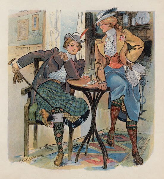 At the womans club 1899
