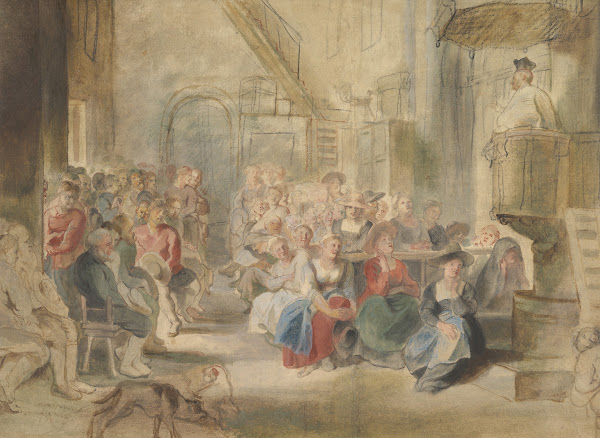 A Sermon in a Village Church ca 1630