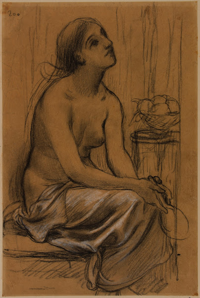 Etude pour la peinture Femme à sa toilette 1883