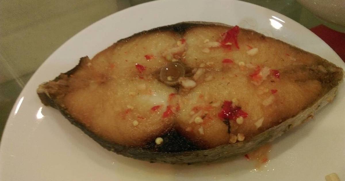 cá thu chiên mắm ớt tỏi