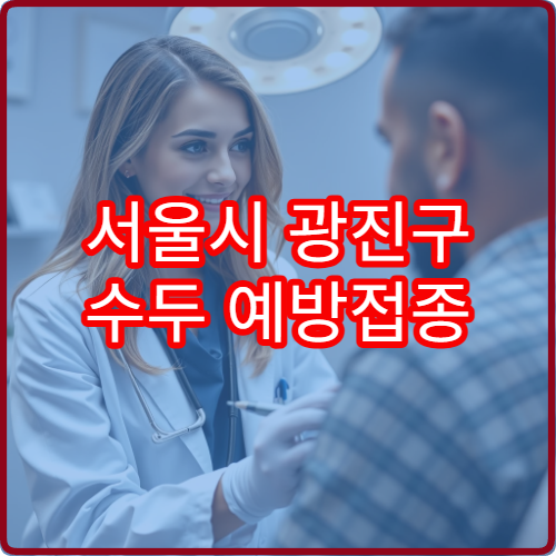 서울시 광진구 수두 예방접종 연령별 일정과 접종 가능한 의료기관